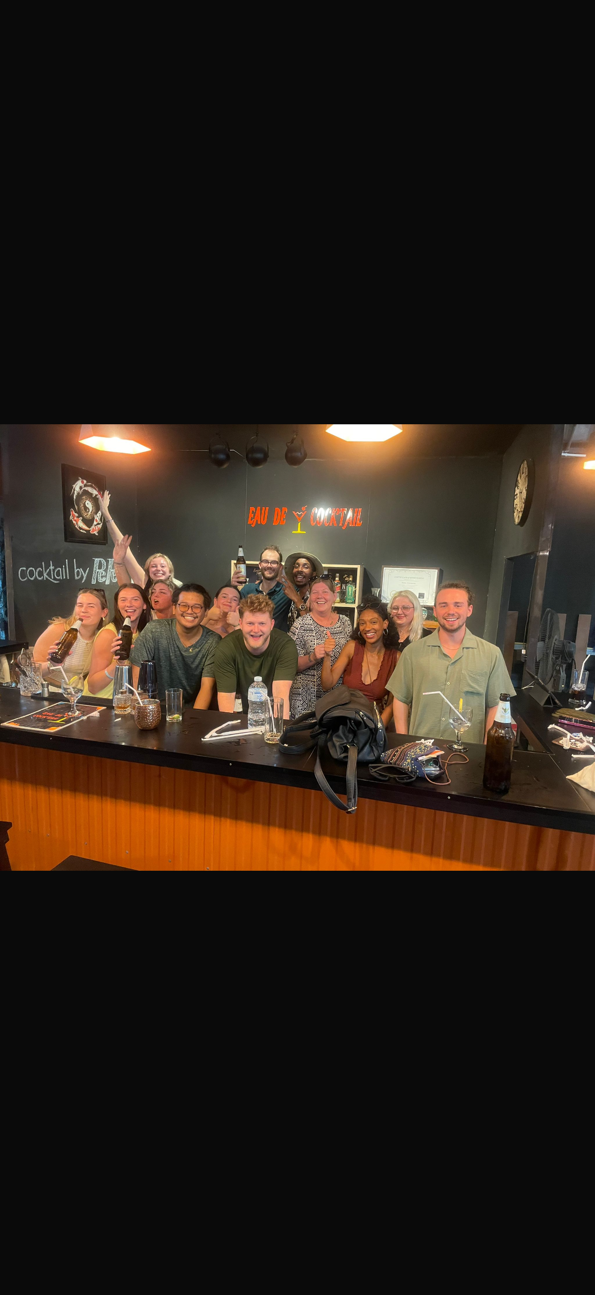 A meal with the team