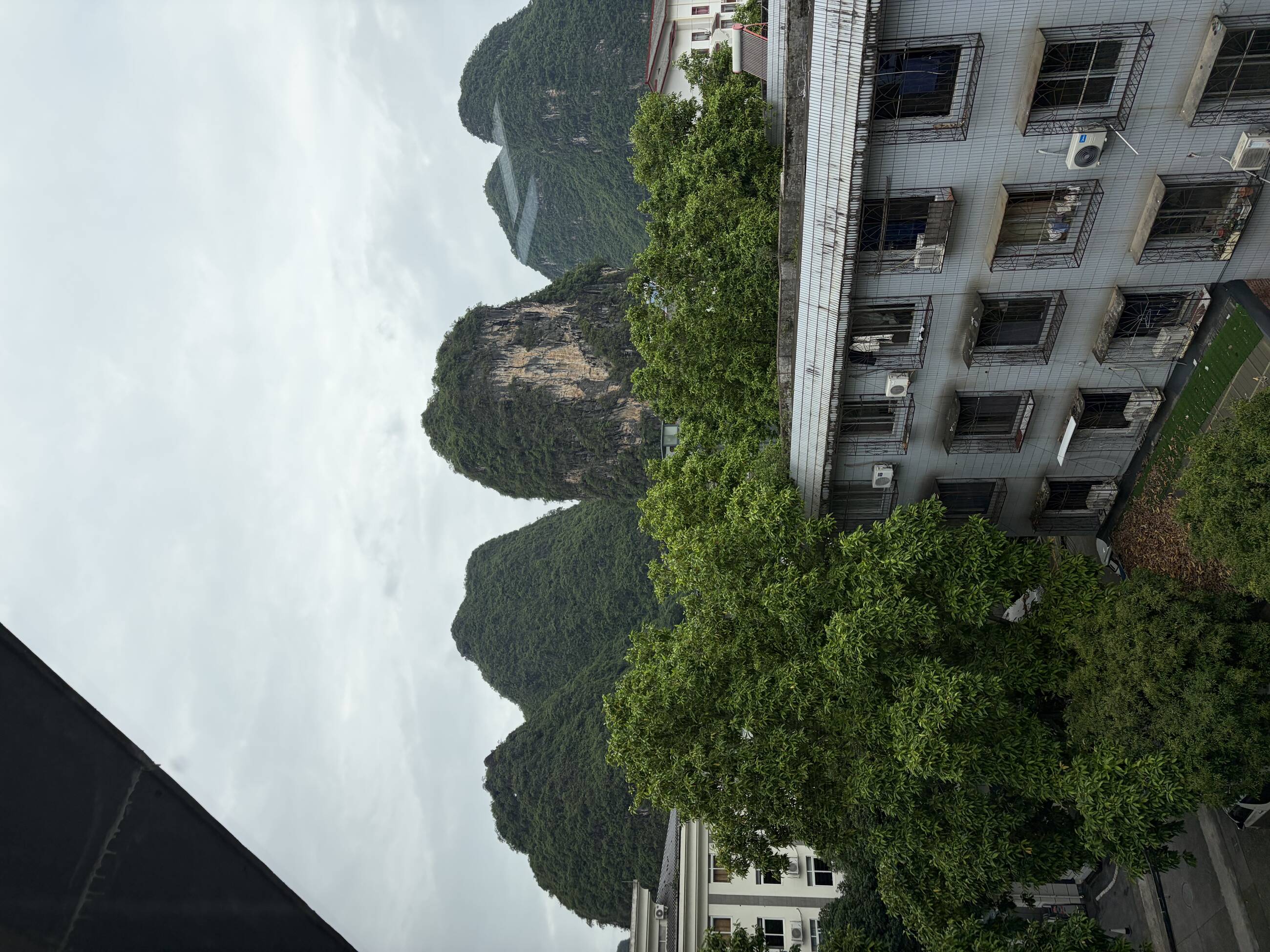 View from school