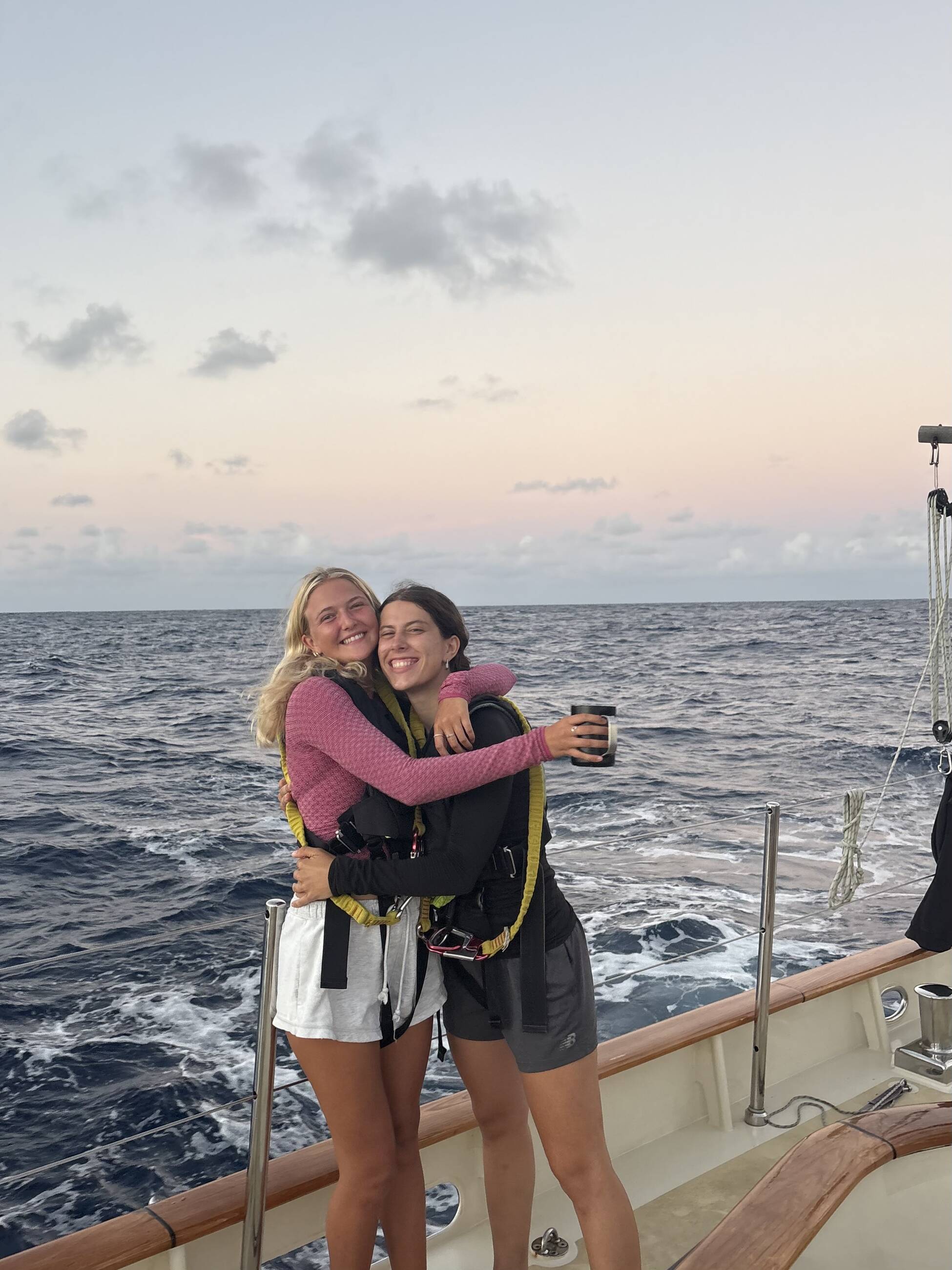 A morning watch during our Pacific crossing