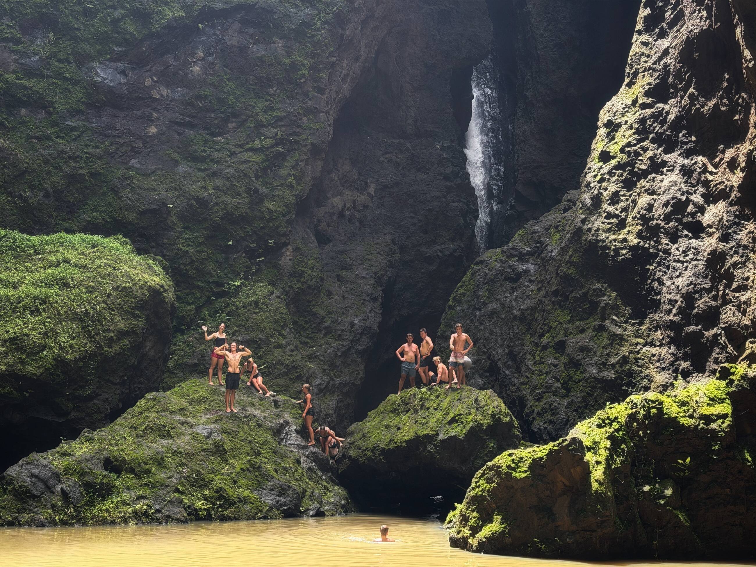 Waterfall hike in Nuku Hiva… definitively the best day hike I’ve ever done