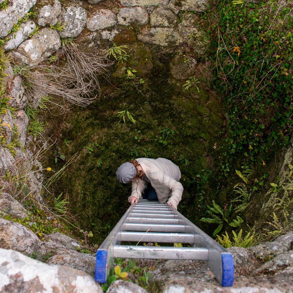 Down the ancient well, sourcing clay to learn a new art medium and technique