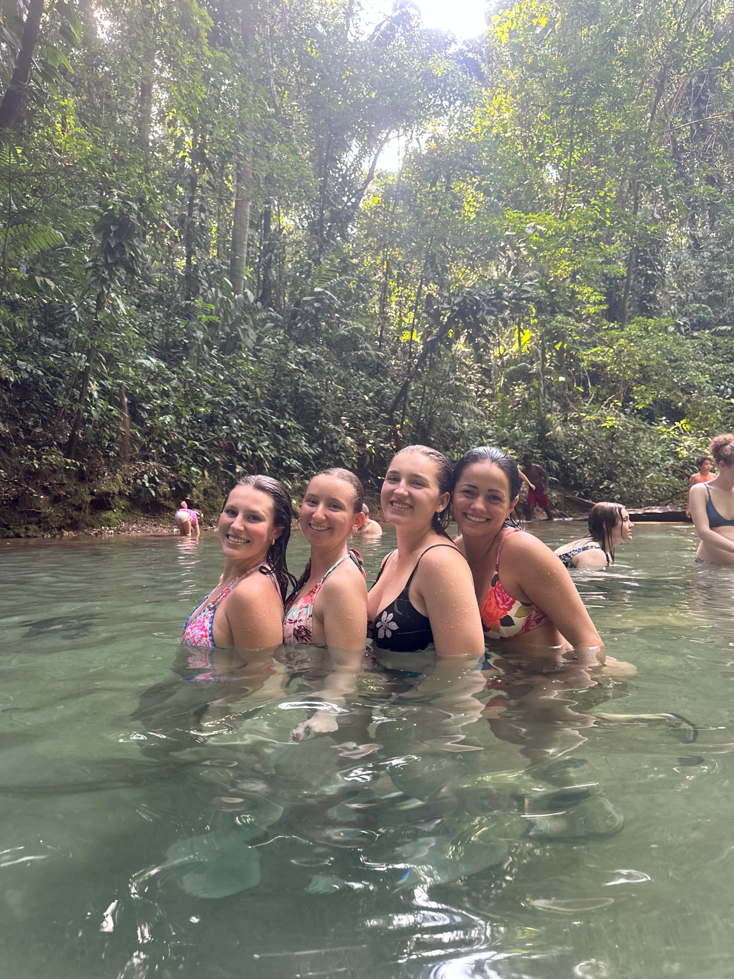 Swimming in the jungle!