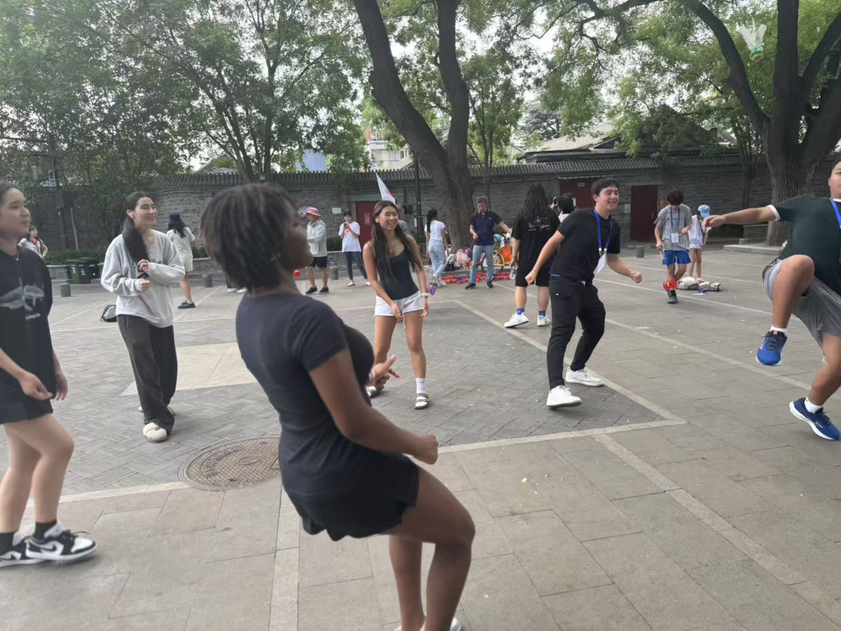 Chinese shuttlecock kicking