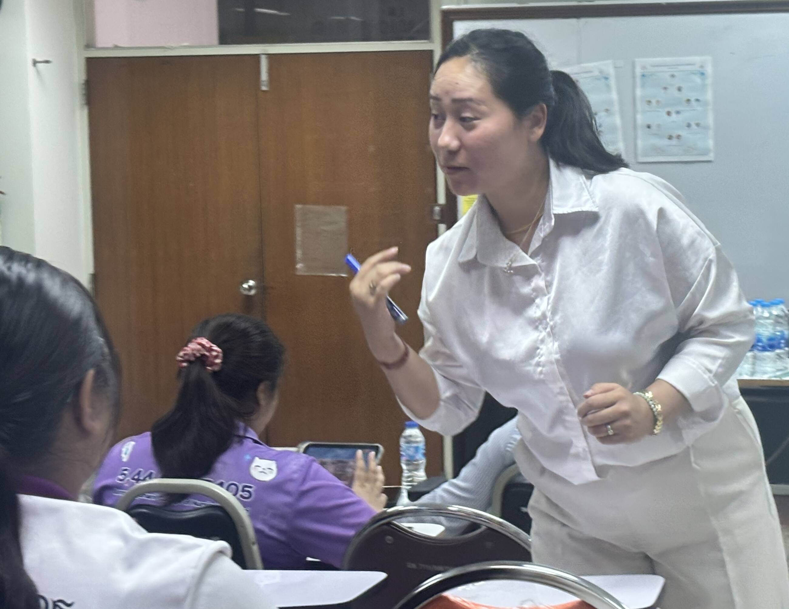 Good teachers model correct pronunciation 