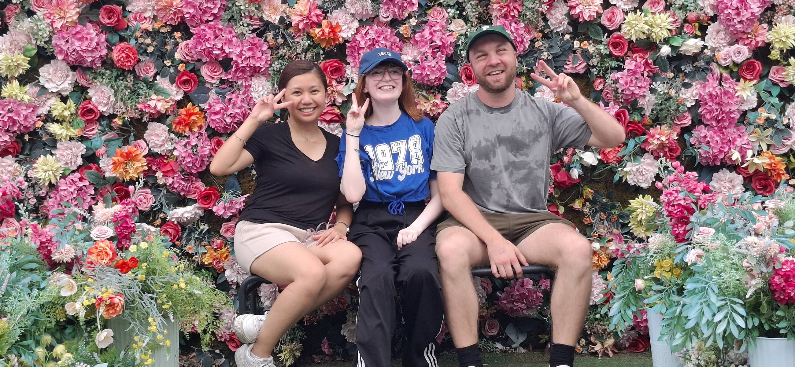 Aly, me, Josh