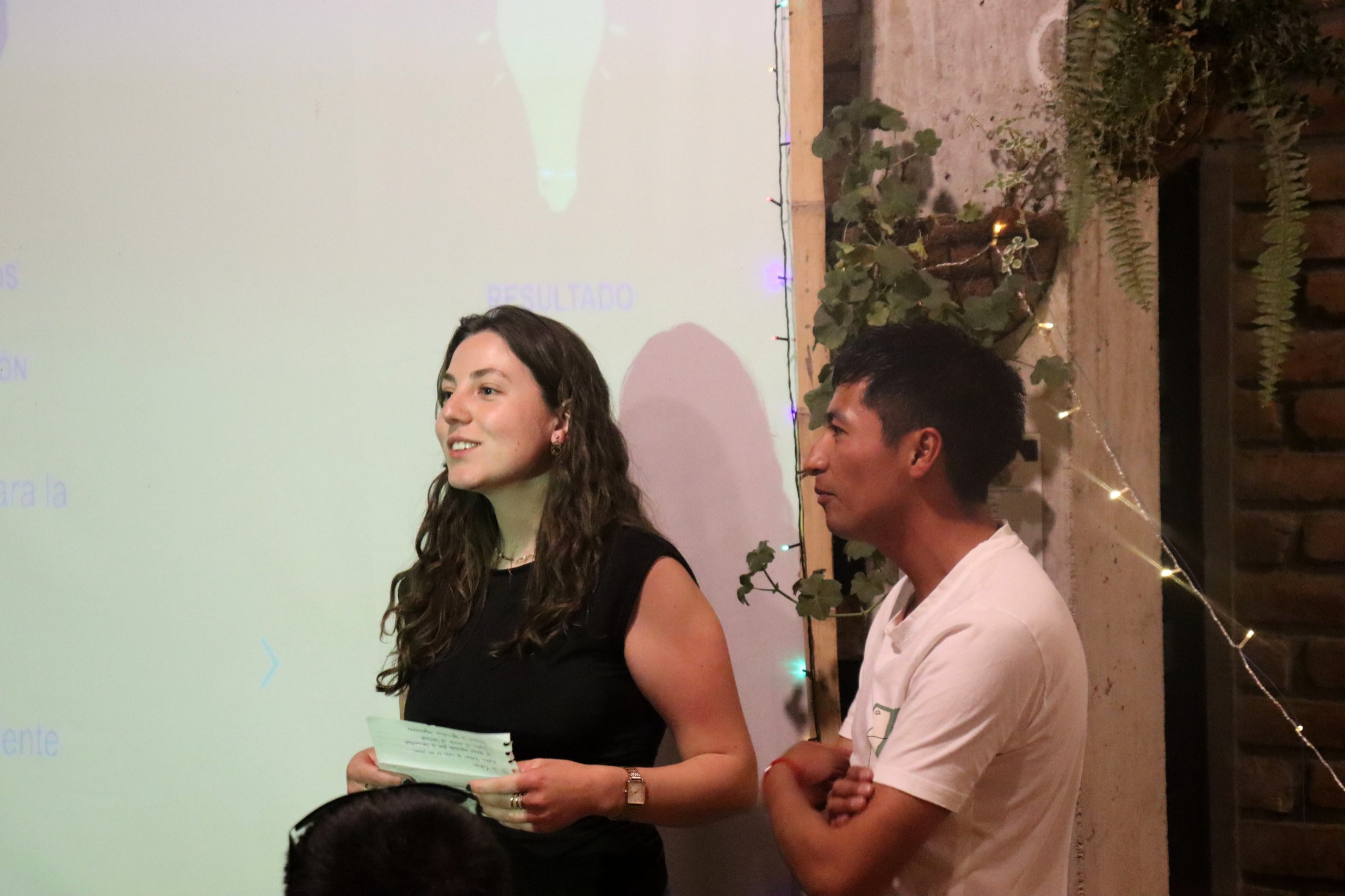Rural Ecuador Intership Chochos proyect presentation