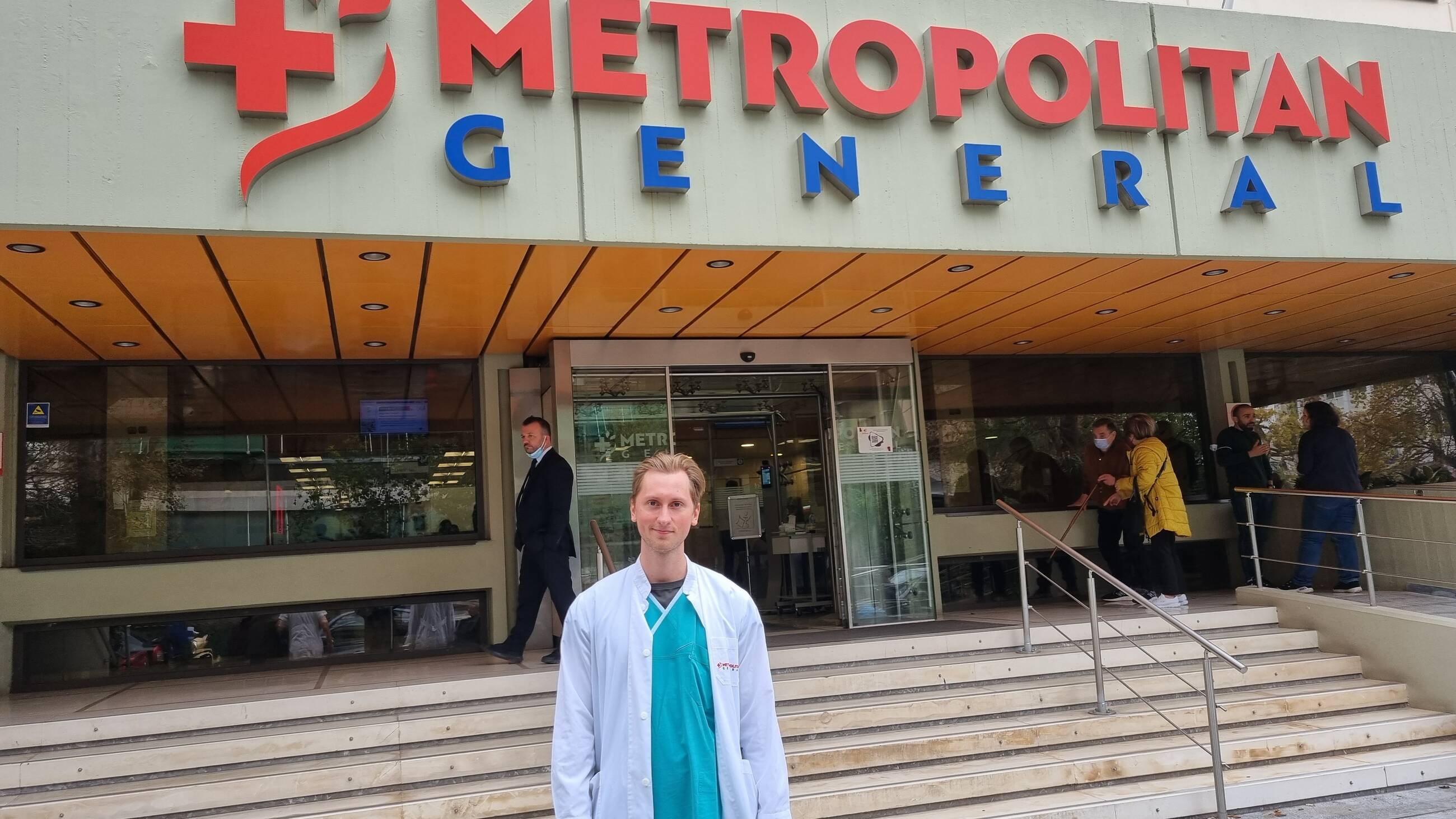 At the hospital