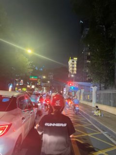Scooter ride in Vietnam
