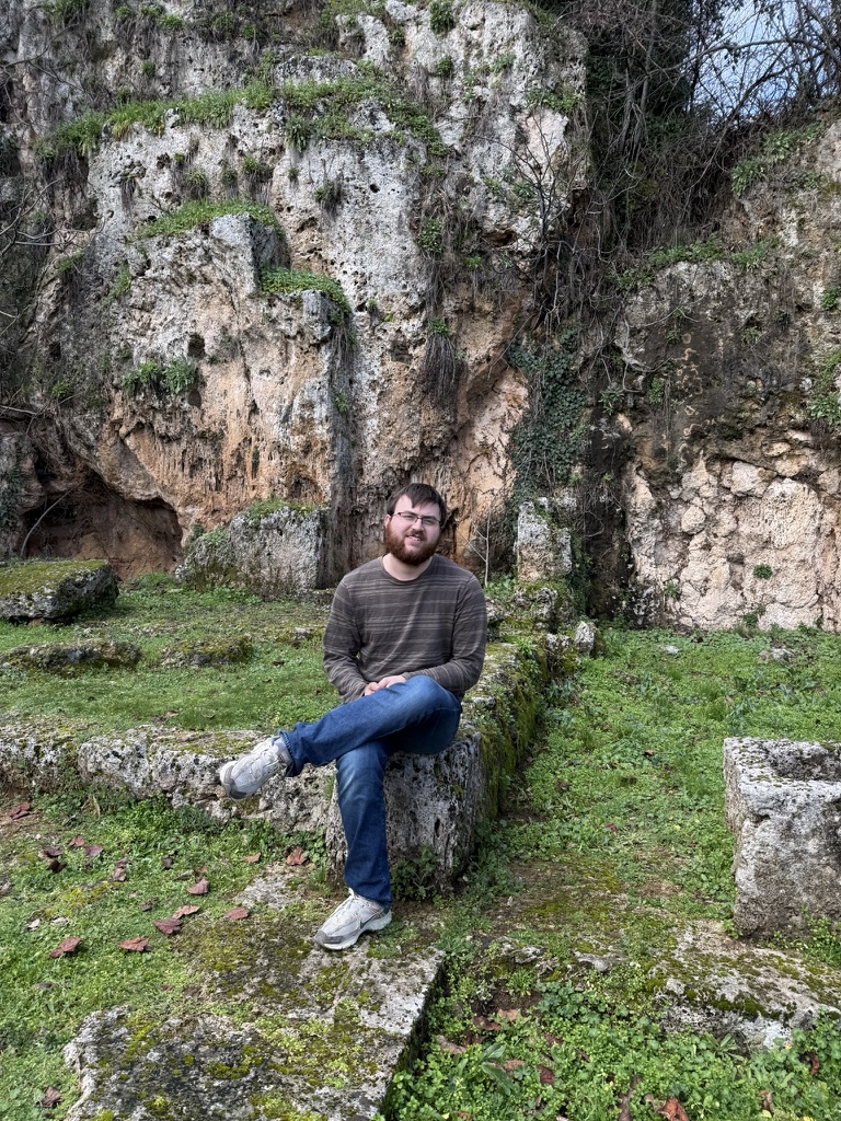 Myself at the School of Aristotle in Vergina