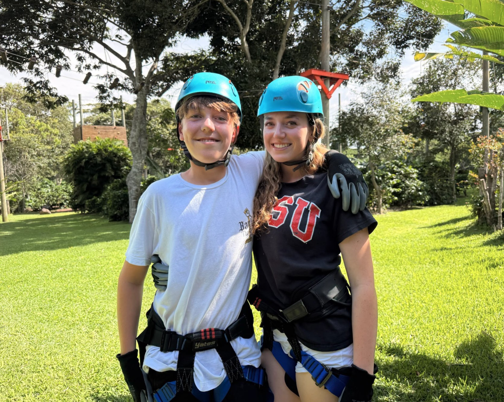 Ropes course adventure!