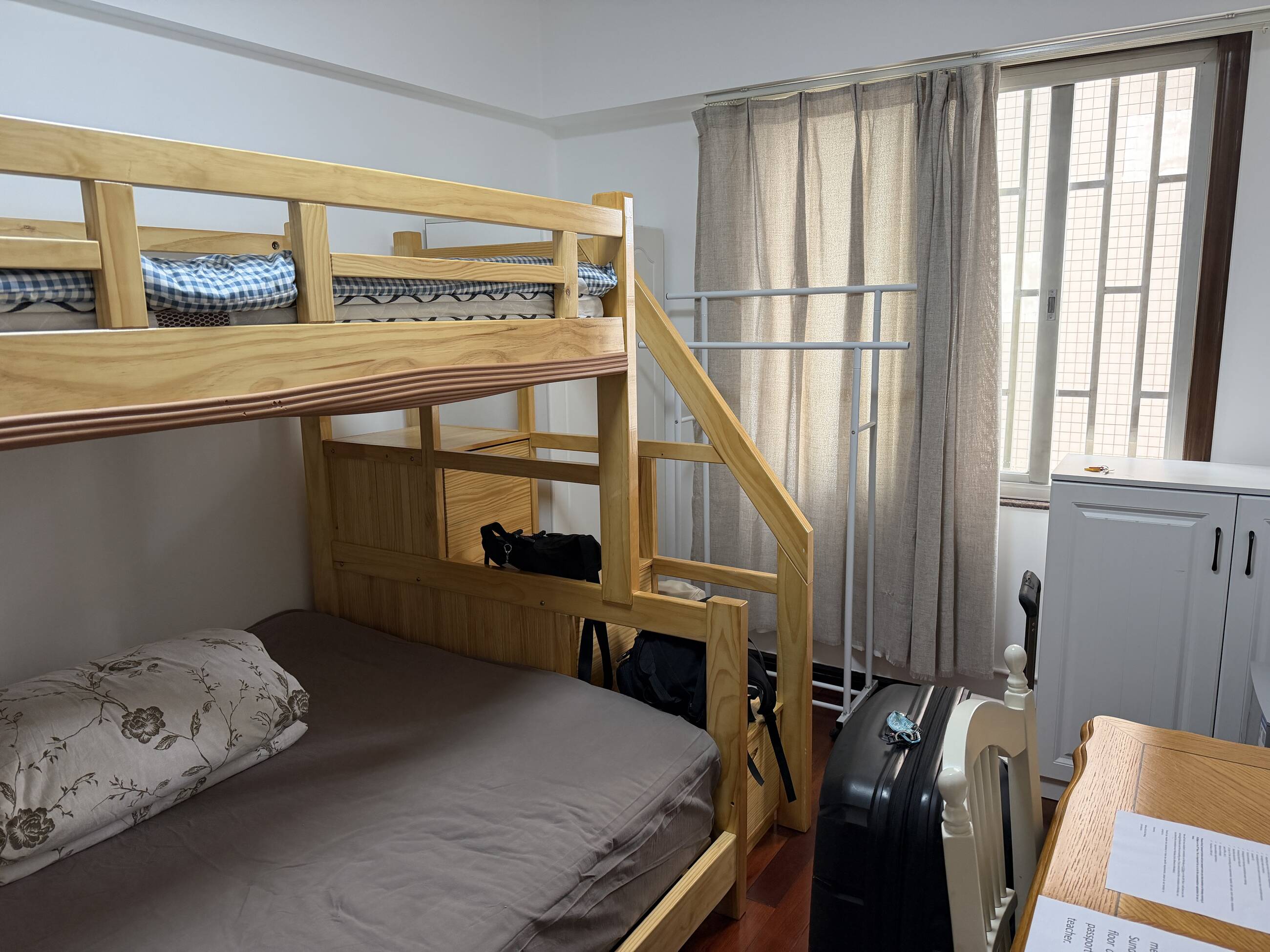 Entire room to myself, the dorms are very comfortable!