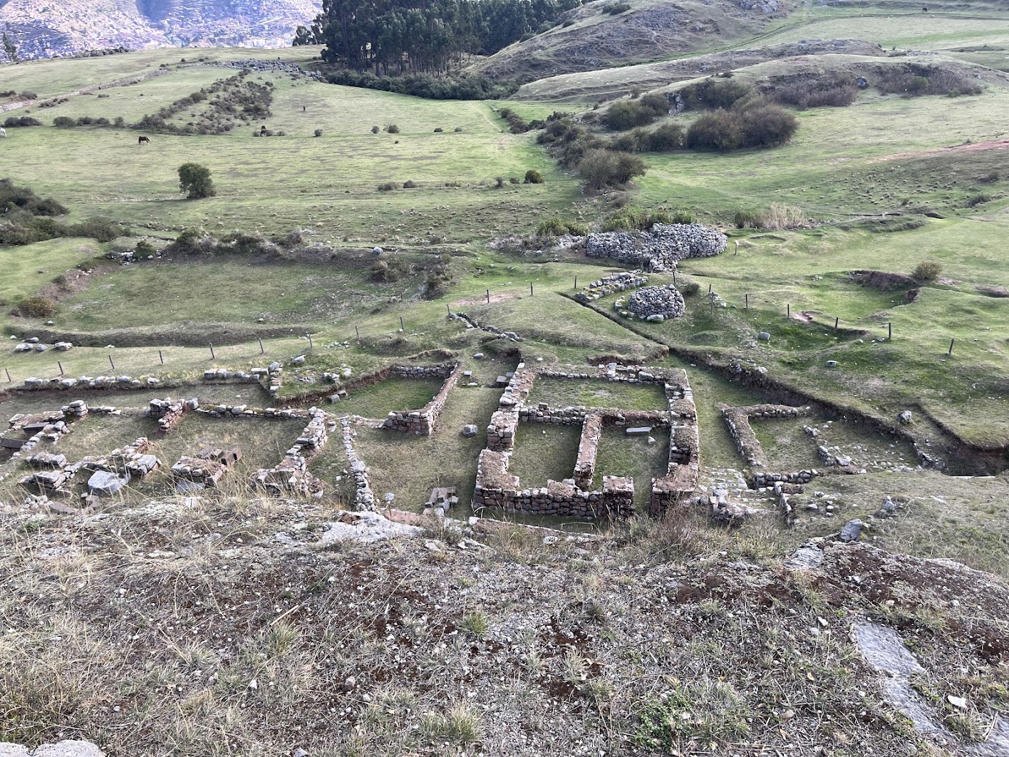 Inca archeological site in Cusco