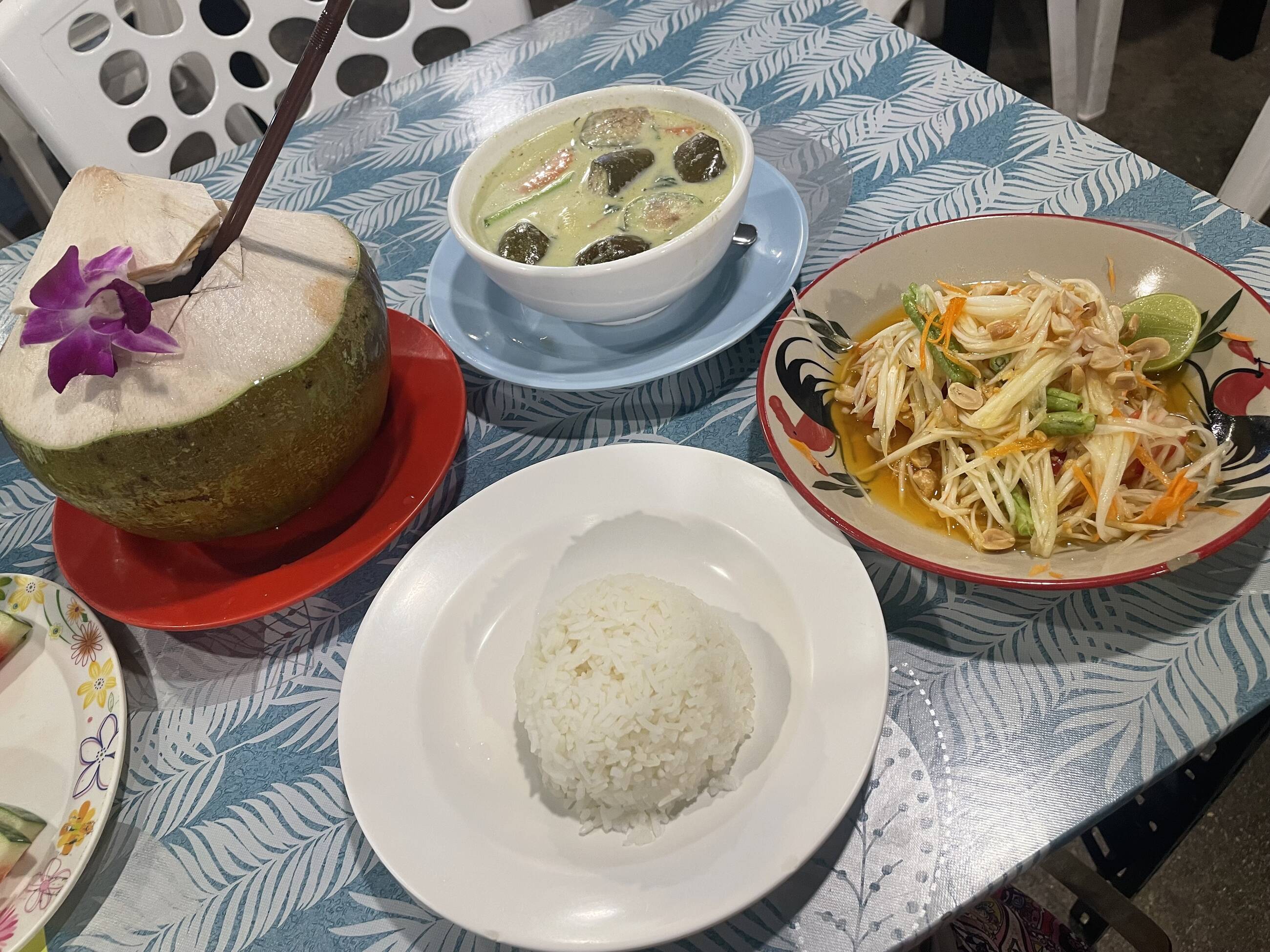 Amazingly delicious food in Krabi…