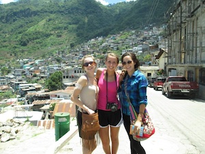 Three women in Guatemala