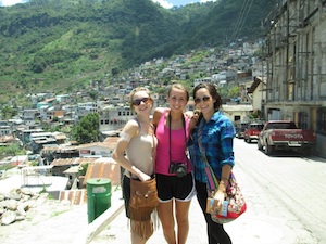 Three women in Guatemala