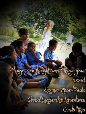 Group of children in Costa Rica