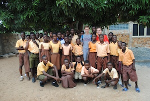 Group of kids in Ghana