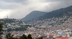 View of Quito