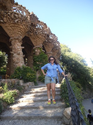 Park Guell in Barcelona, Spain