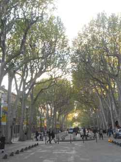 The beautiful streets of Aix