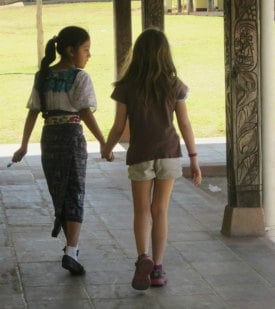 Cassandra's niece as a CCS volunteer in Guatemala