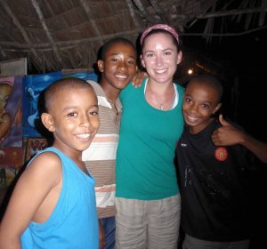 Ansley volunteering in Bagamoyo, Tanzania