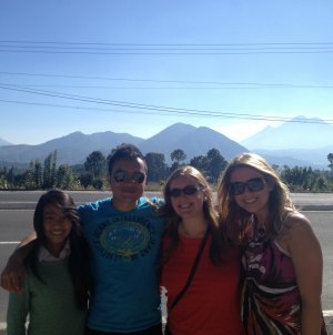 Amanda with fellow CCS volunteers in Guatemala