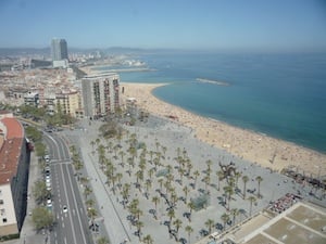 Barcelona from above