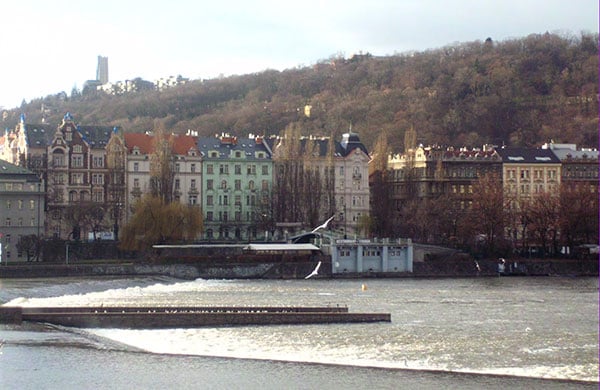 View from the Charles Bridge, January 2012