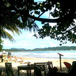 Samara beach in Costa Rica