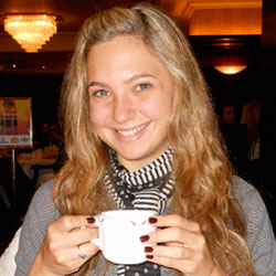 Ashley studied abroad in London. 