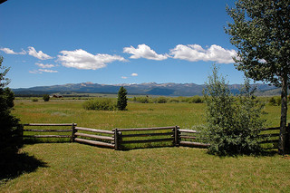 View of Montana mountains