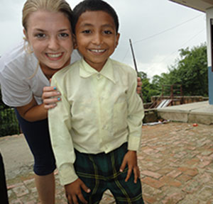 Girl and Nepalese Boy