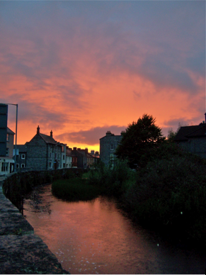 sunset in Galway