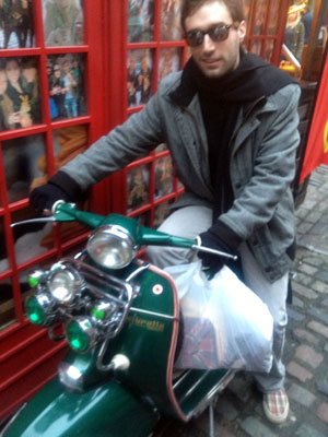 Ben enjoying his time in London