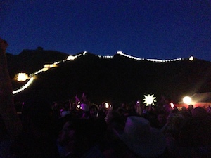 A concert at the Great Wall of China