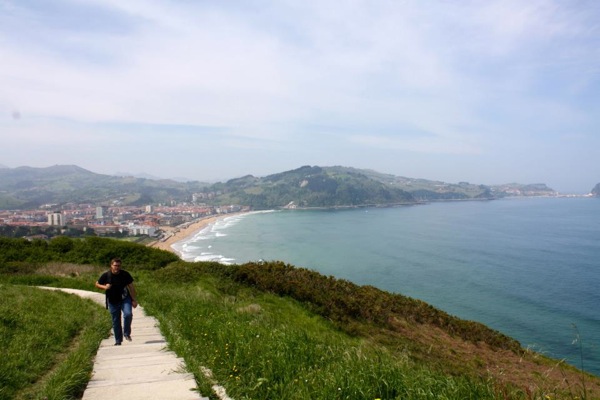  Brian Hiking in Zarautz 