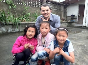 Brandon and children