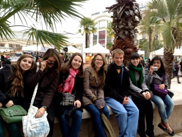 Sarah and Friends Enjoying French Sunshine