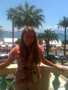 The intern balcony in Cannes