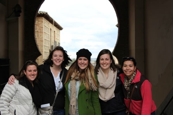 Shelby and friends in Spain