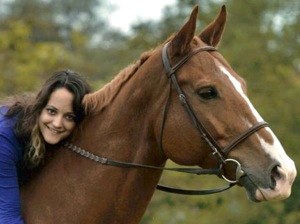 Hannah hands-on with horses