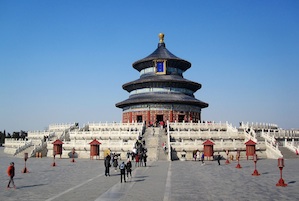 A temple in China