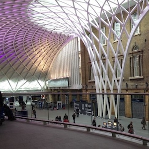 St Pancras in London during the Olympics