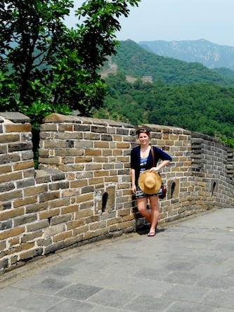 Alex Gavis on the Great Wall of China