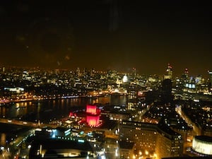 IES London students at the London Eye