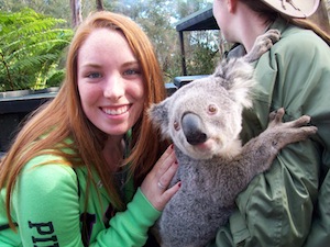 TEAN Australia students with animals