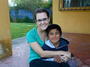 Woman with a child in Guatemala