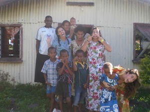 Carpe Diem Australia student with locals