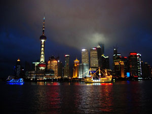 Shanghai at night